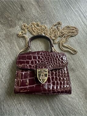 Aspinal of London leather nano mini bag Kate Middleton look